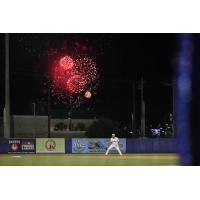 Biloxi Shuckers amid fireworks on game night