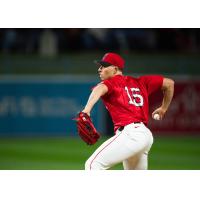 Worcester Red Sox pitcher Tyler Uberstine