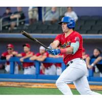 High Point Rockers catcher/outfielder Luke Napleton