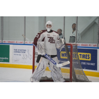Peterborough Petes goaltender Owen Nelson