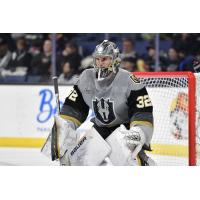 Goaltender Jesper Vikman with the Henderson Silver Knights
