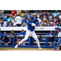 Syracuse Mets first baseman Ryan Clifford