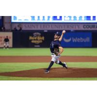 Tampa Tarpons' Tyler Boudreau on the mound
