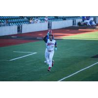 Green Bay Rockers first baseman Aidan Kuni