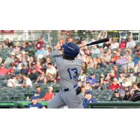 Tulsa Drillers' Zyhir Hope at bat