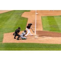 Fargo-Moorhead RedHawks infielder Matt Kroon at bat