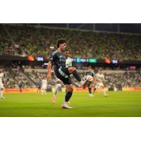 Sounders FC handle the ball against Austin FC