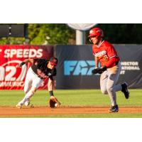 Sioux City Explorers and the Fargo-Moorhead RedHawks in action