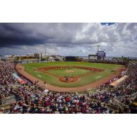 Blue Wahoos Stadium, home of the Pensacola Blue Wahoos