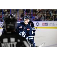 Forward Tristan Petersen with the Penticton Vees