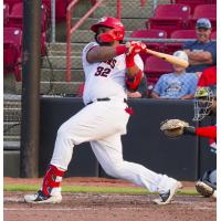 Sioux City Explorers' Wilfredo Gimenez at bat