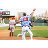 Lincoln Saltdogs' manager James Frisbie on game night