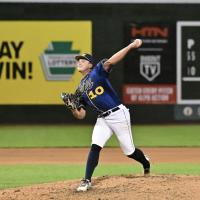 York Revolution pitcher Tanner Bauman