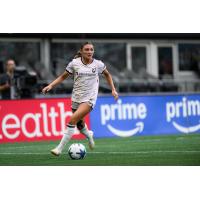Angel City Football Club defender Gisele Thompson