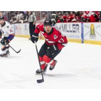 Forward Kishaun Gervais with the Adirondack Thunder