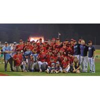 Wenatchee AppleSox celebrate the West Coast League championship
