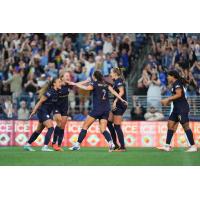Seattle Reign FC celebrates win