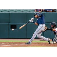 Montgomery Biscuits at bat