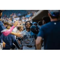 Biloxi Shuckers shortstop Luis Peña