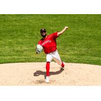 Worcester Red Sox pitcher Raymond Burgos