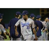 Pensacola Blue Wahoos pitcher Nigel Belgrave