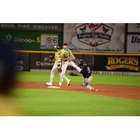 Somerset Patriots shortstop Core Jackson