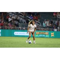 Angel City Football Club in action at North Carolina Courage