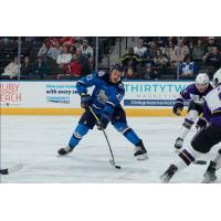 Forward Kolby Johnson with the Jacksonville Icemen
