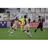 Detroit City FC's Devon Amoo-Mensah in action