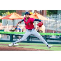 Pensacola Blue Wahoos pitcher Orlando Ortiz-Mayr