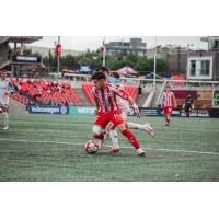 Atlético Ottawa midfielder Gabriel Antinoro