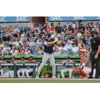 Montgomery Biscuits at bat