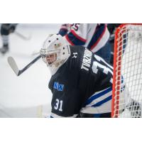 Wenatchee Wild goaltender Tobias Tvrznik
