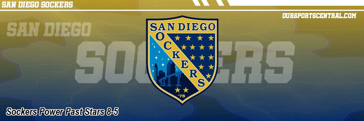 Sockers Power Past Stars 8-5