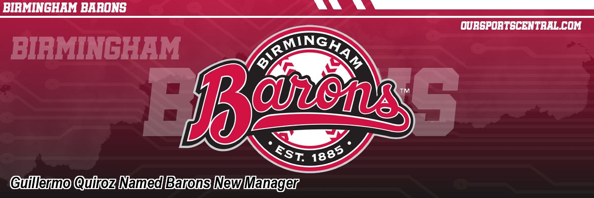 Guillermo Quiroz Named Barons New Manager