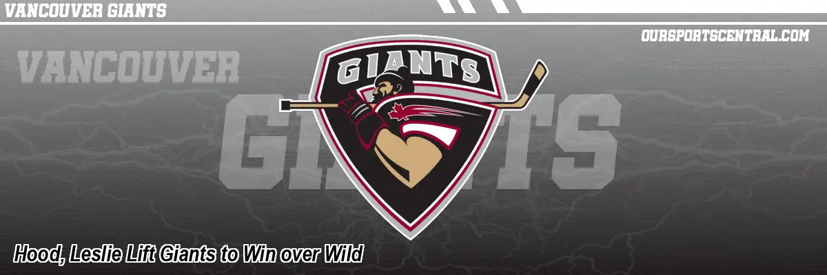 Hood, Leslie Lift Giants to Win over Wild