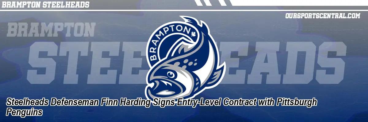 Steelheads Defenseman Finn Harding Signs Entry-Level Contract with Pittsburgh Penguins