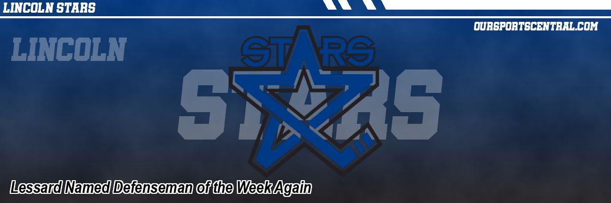 Lessard Named Defenseman of the Week Again