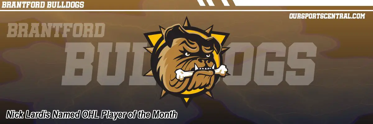 Nick Lardis Named OHL Player of the Month