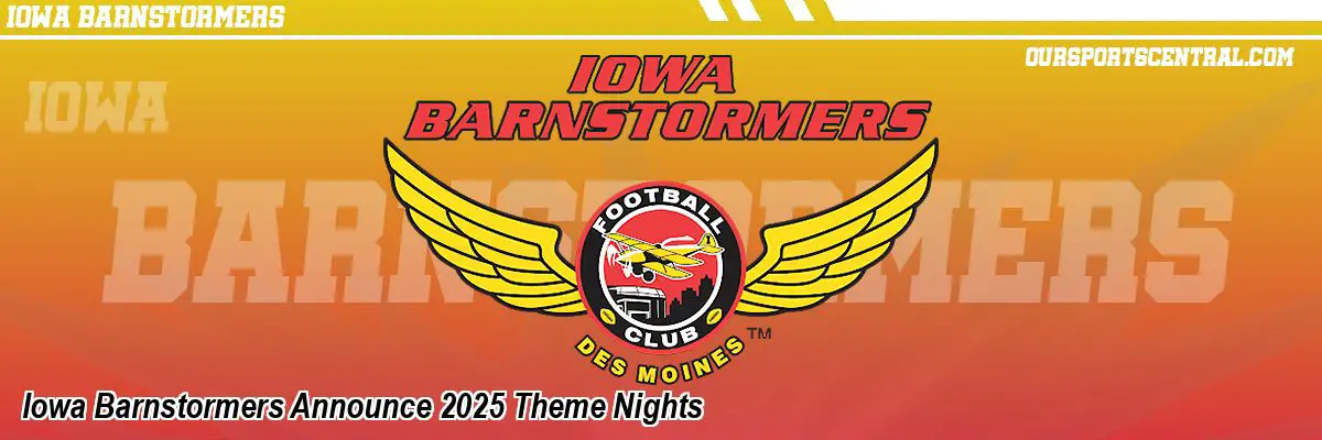 Iowa Barnstormers Announce 2025 Theme Nights