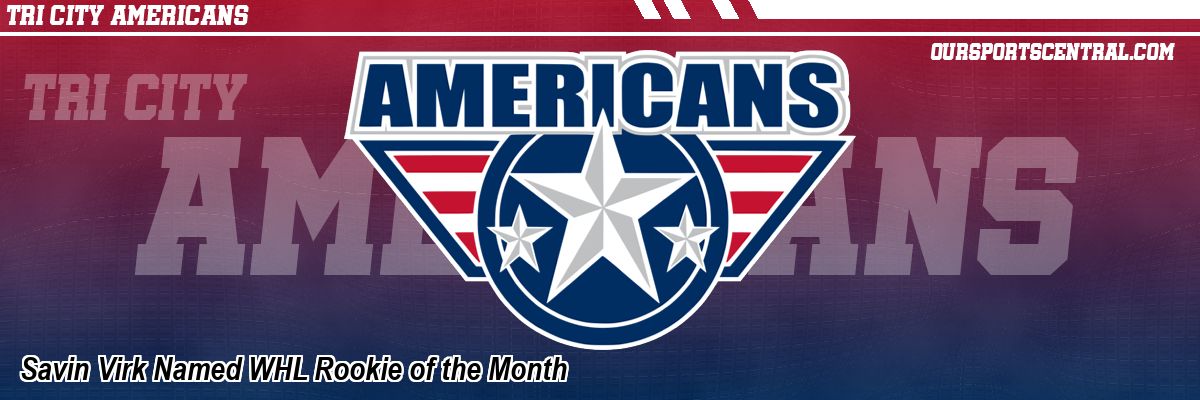 Savin Virk Named WHL Rookie of the Month