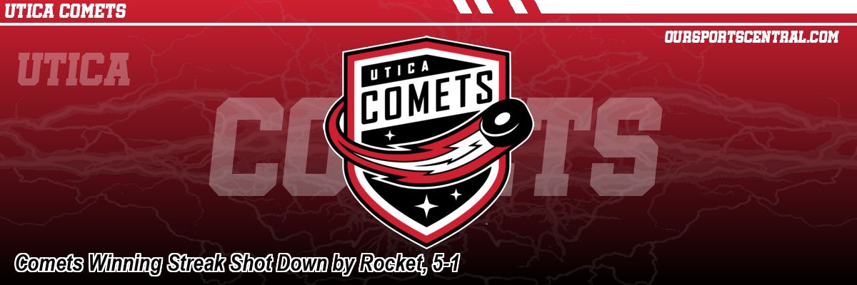 Comets Winning Streak Shot Down by Rocket, 5-1