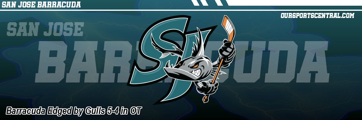 Barracuda Edged by Gulls 5-4 in OT