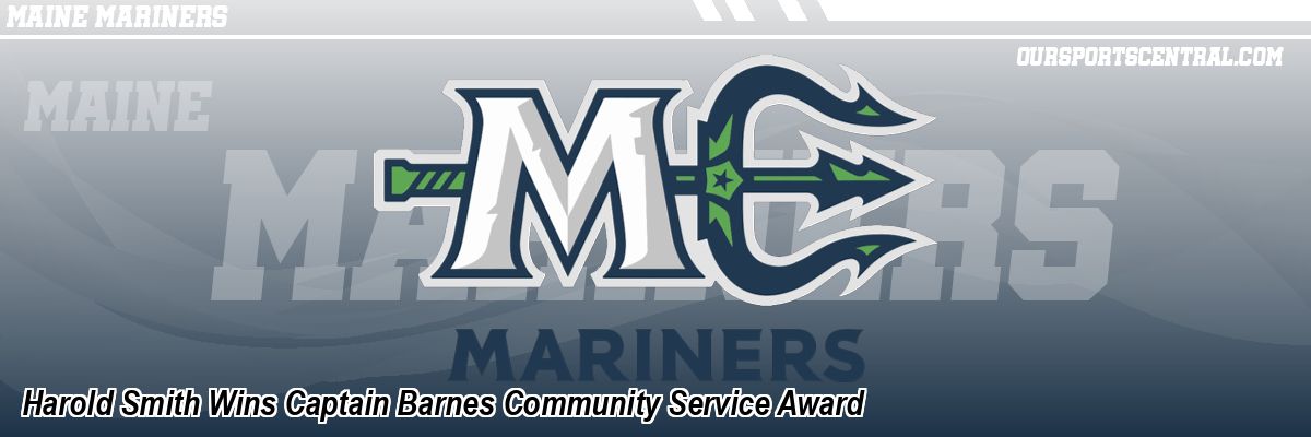 Harold Smith Wins Captain Barnes Community Service Award