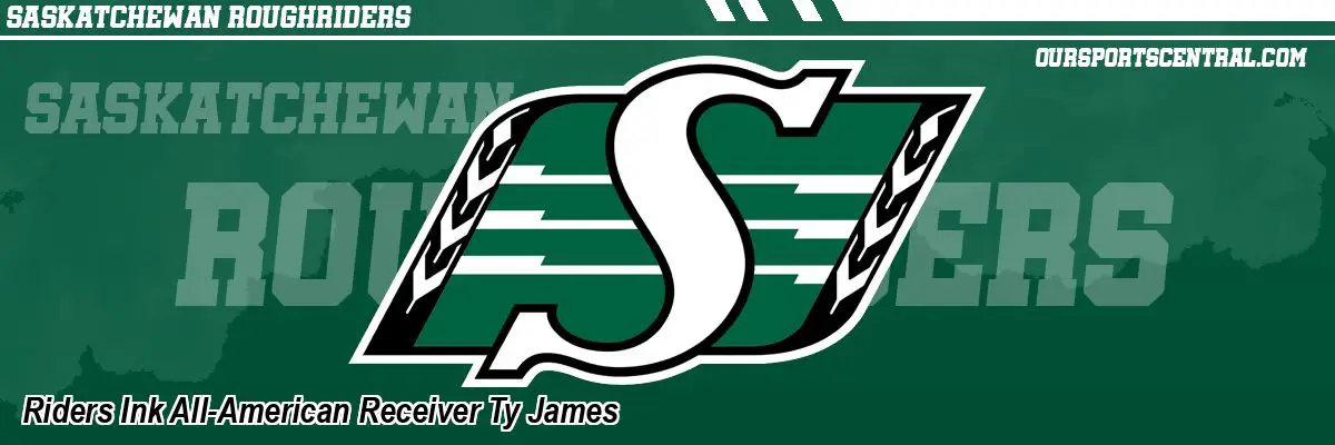 Riders Ink All-American Receiver Ty James