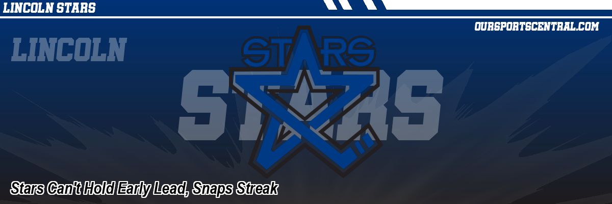 Stars Can't Hold Early Lead, Snaps Streak