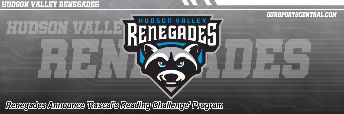 Renegades Announce 'Rascal's Reading Challenge' Program
