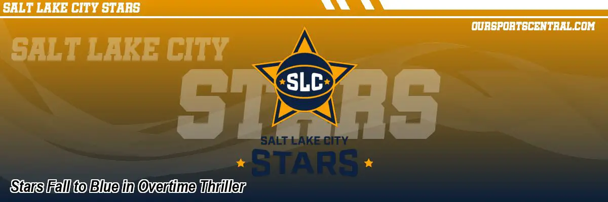 Stars Fall to Blue in Overtime Thriller