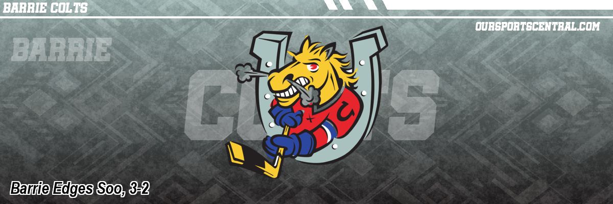 Barrie Edges Soo, 3-2