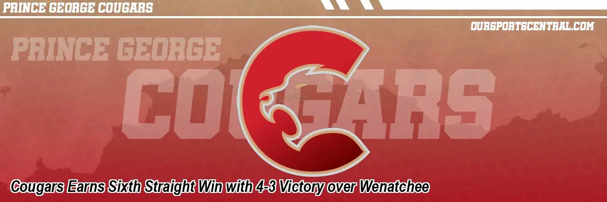 Cougars Earns Sixth Straight Win with 4-3 Victory over Wenatchee